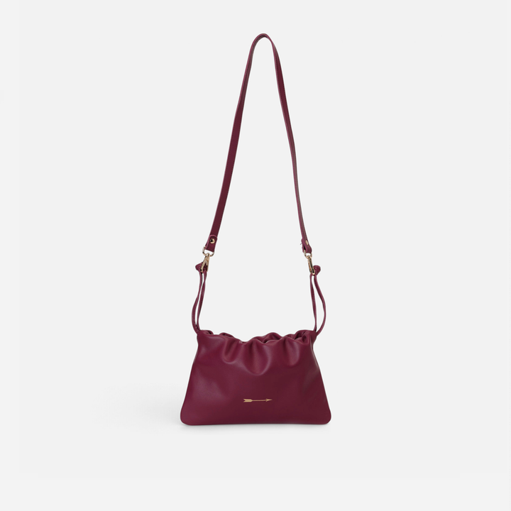 Denis Morado de Mercules – bolso saco de piel morado, vista 2