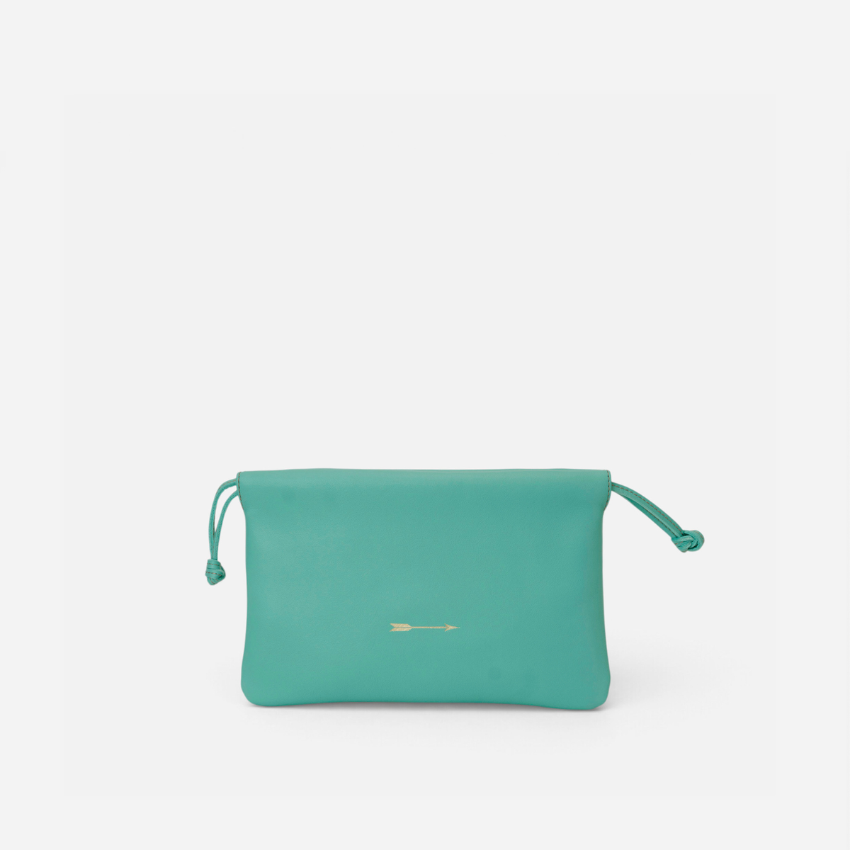 Denis Turquesa de Mercules – bolso saco de piel turquesa, vista 3