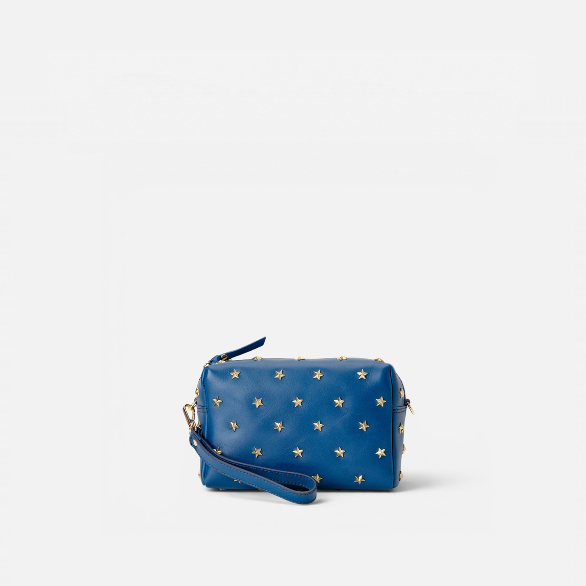 Bolso de piel con estrellas Dixie color azul marino, de Mercules