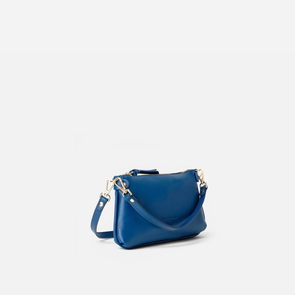 Otra vista: bolso pequeño de hombro Foxy color azul marino, de Mercules