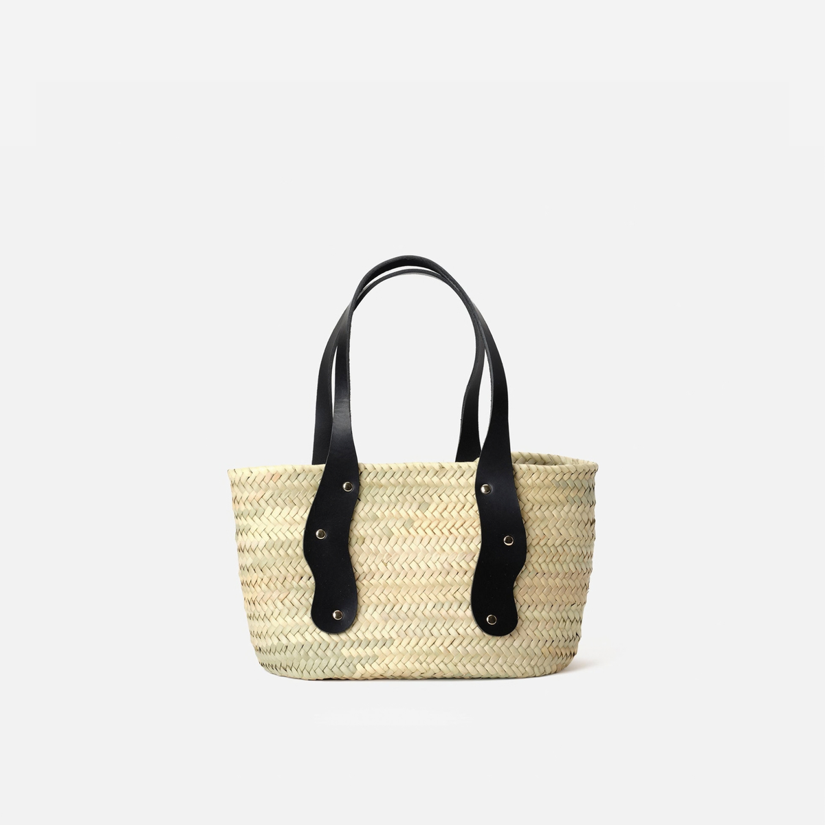 Capazo de palma pequeño Basket Mermaid S color negro, de Mercules