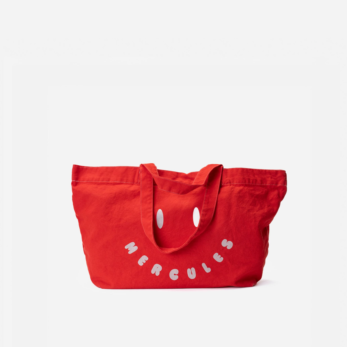 Canvas tote Smiley rojo