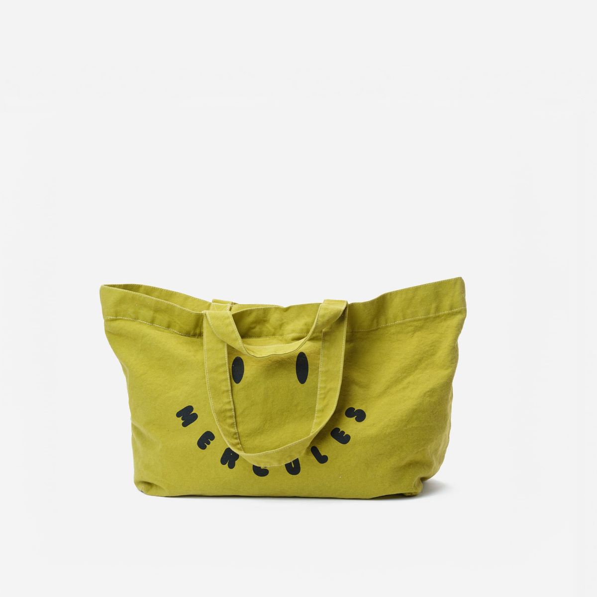 Canvas tote Smiley matcha