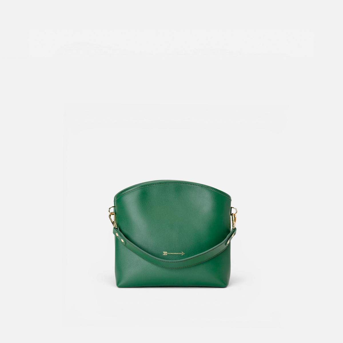Otra vista: bolso de mano y bandolera Juniper color verde, de Mercules