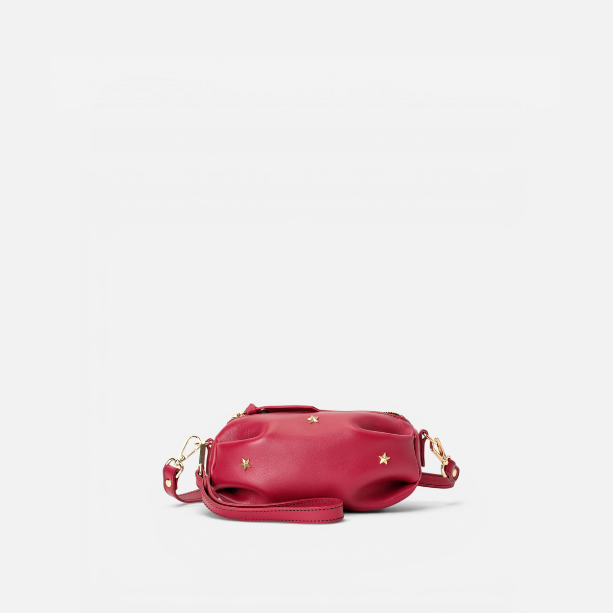 Bolso pequeño con estrellas Wasp color rojo lipstick, de Mercules