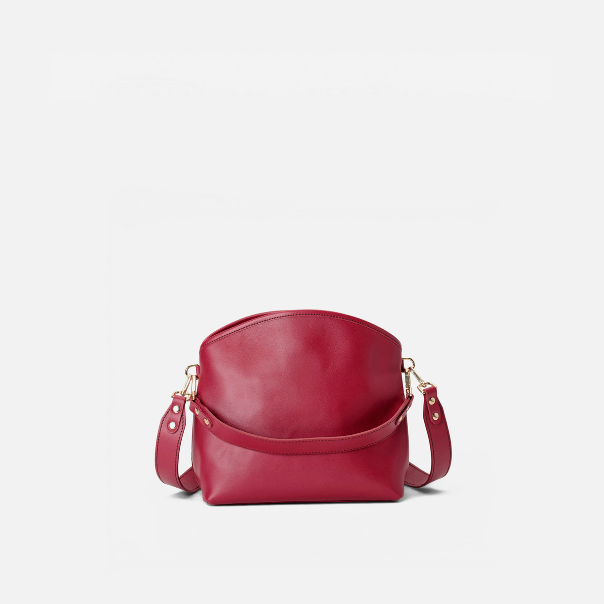 Bolso de mano y bandolera Juniper color rojo lipstick, de Mercules