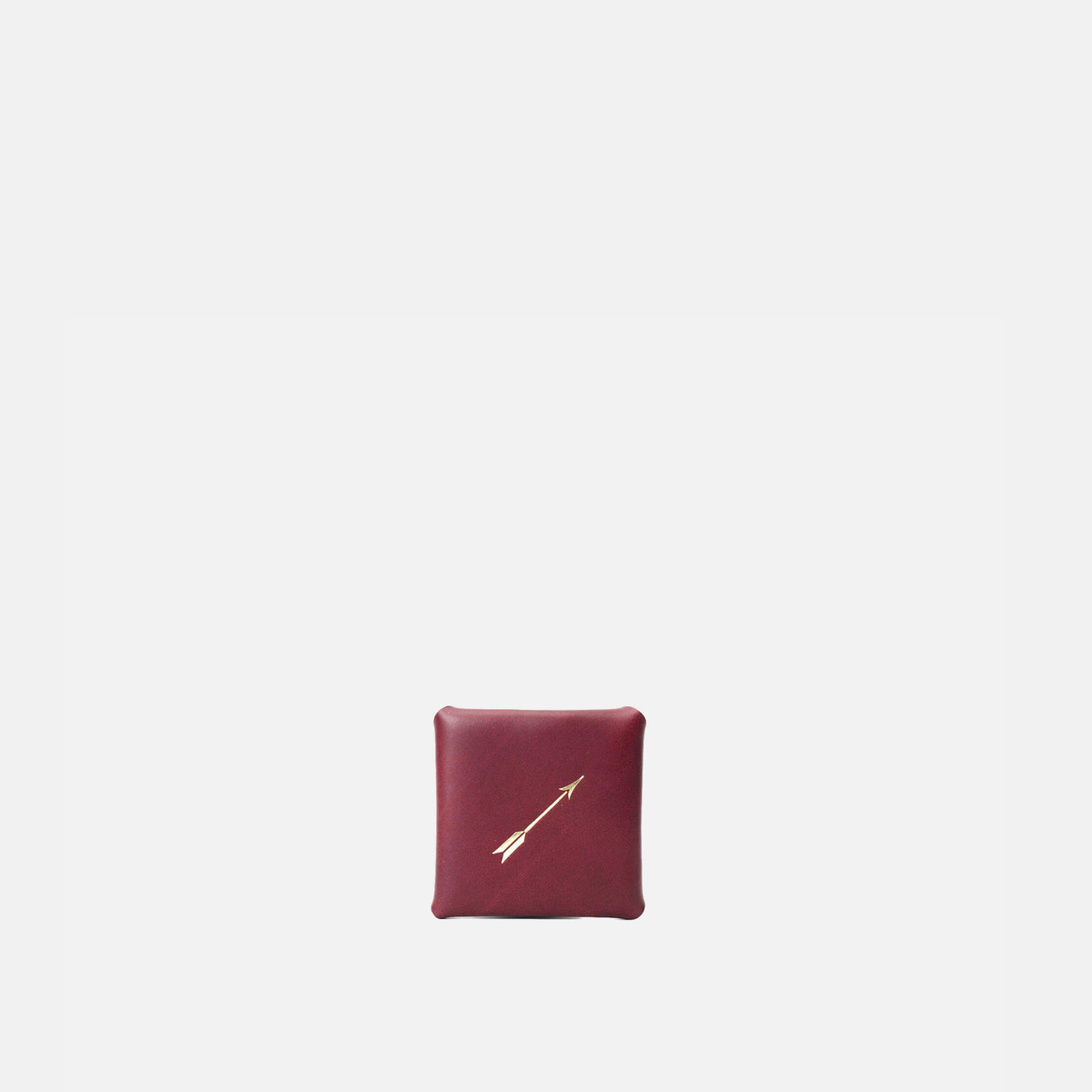 Arrow Bordeaux & Black Coin Purse, by Mercules