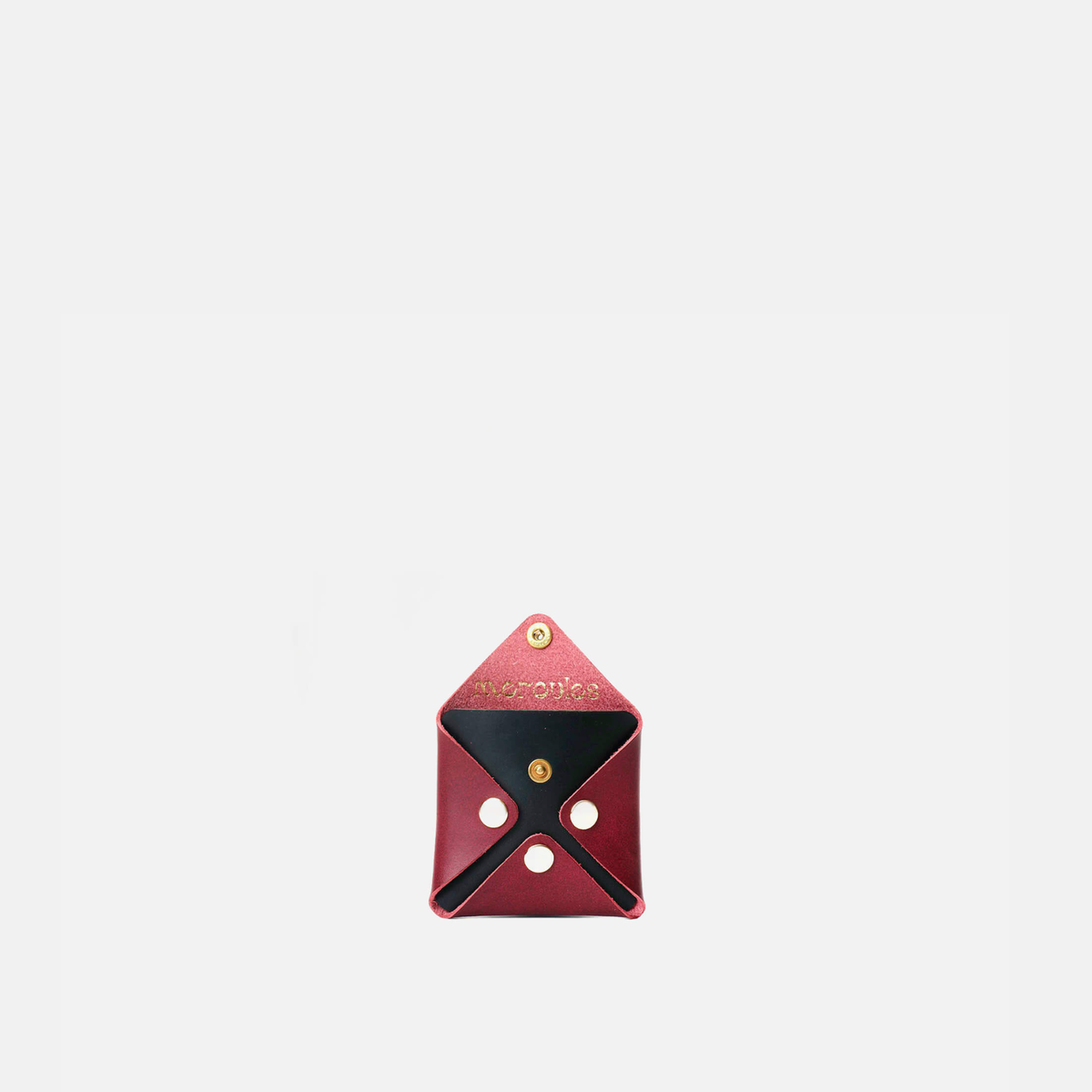 Arrow Bordeaux & Black Coin Purse, by Mercules