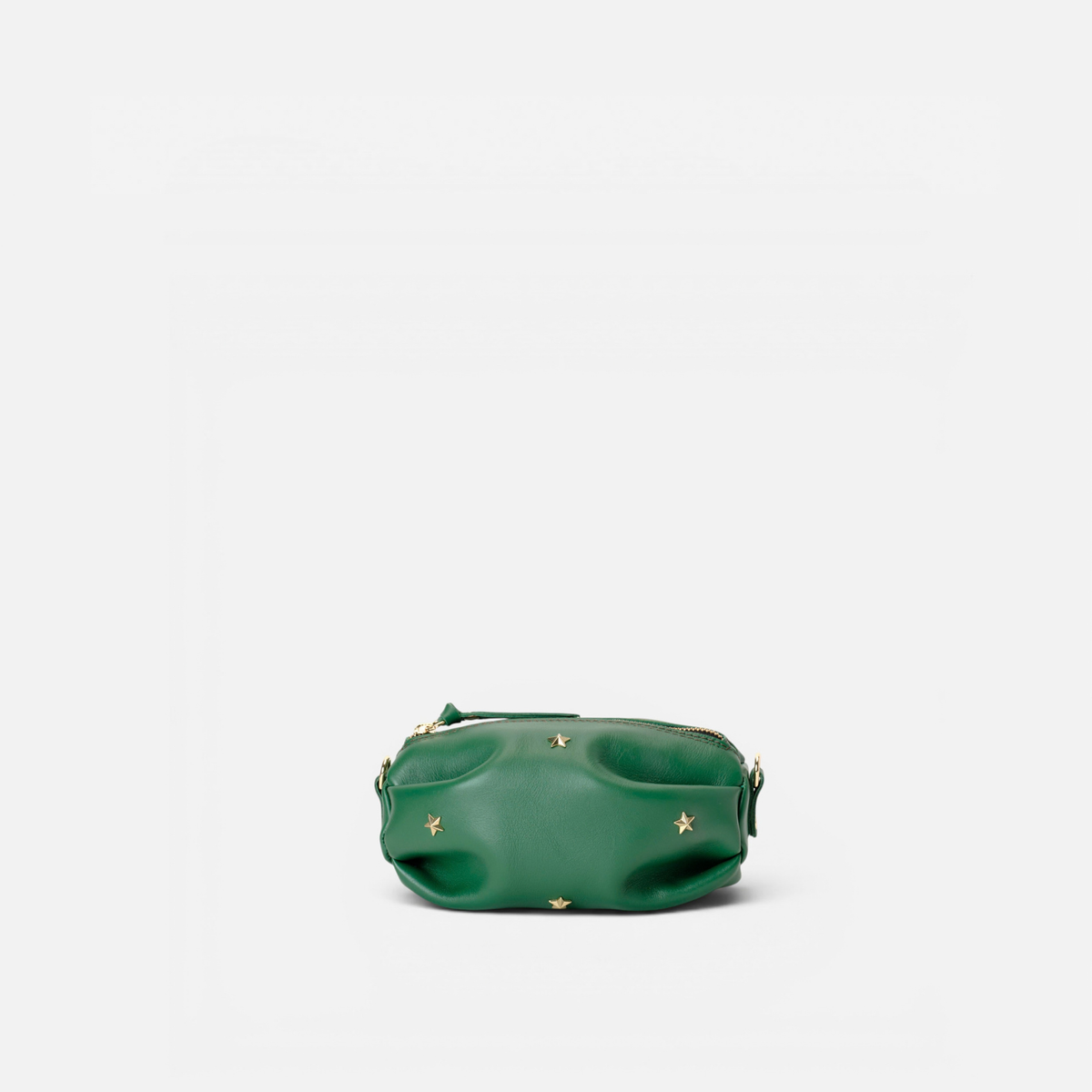 Otra vista: bolso pequeño con estrellas Wasp color verde, de Mercules