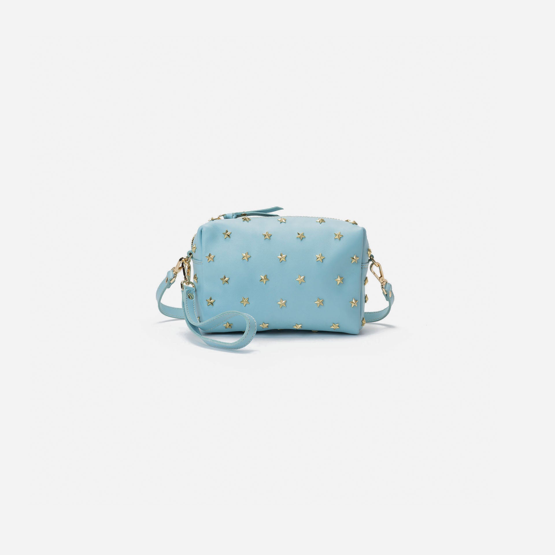 Dixie Light Blue | Medium Leather Bag | Mercules