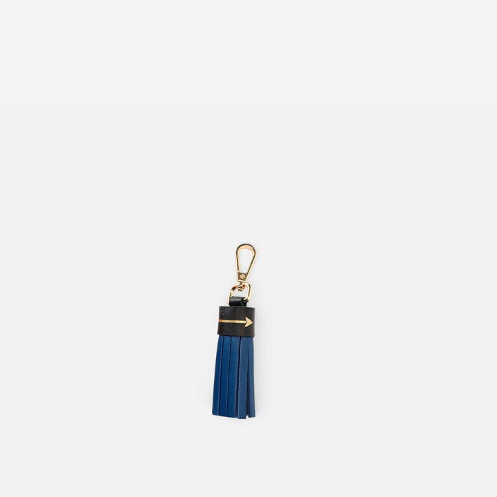 Llavero flecos multicolor Navy & Black