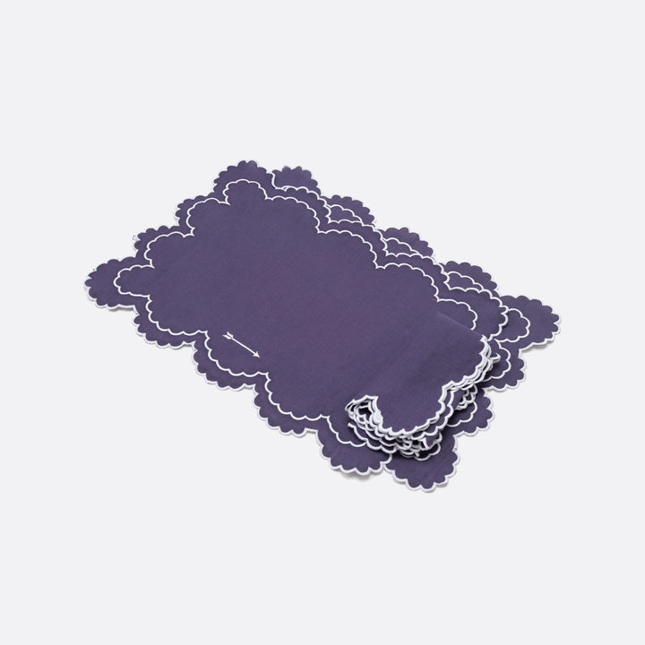 Pack 2 Manteles individuales y servilletas Azul