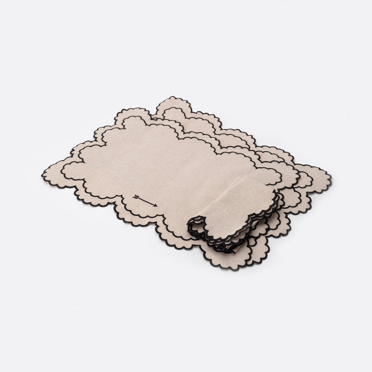 Pack 2 Manteles individuales y servilletas Beige