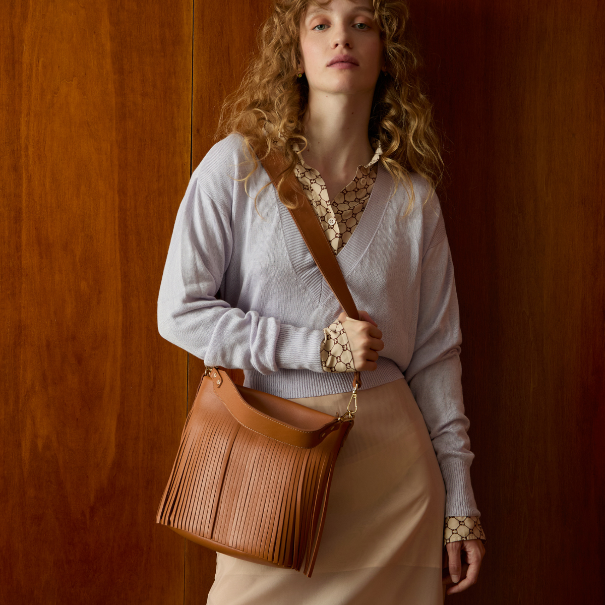 Tango flecos cognac