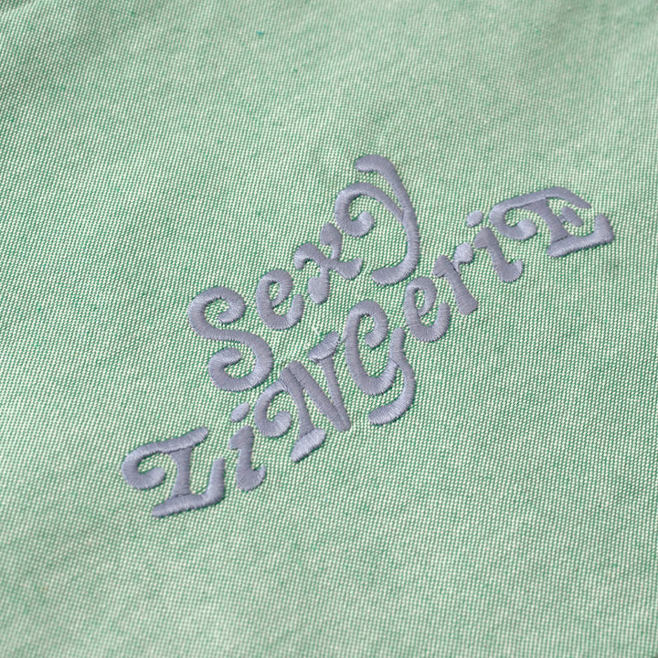Funda bordada Sexy Lingerie Verde