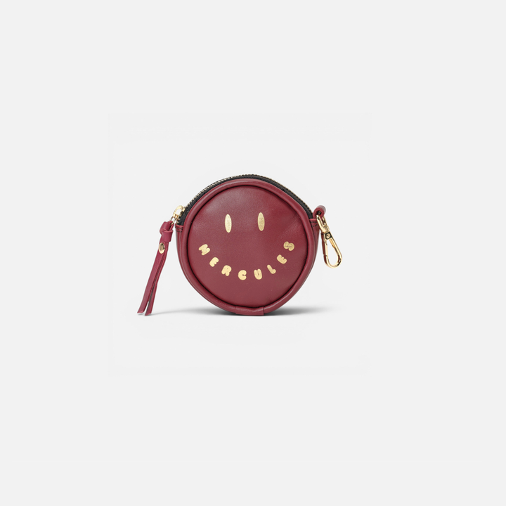 Monedero Smiley Burgundy