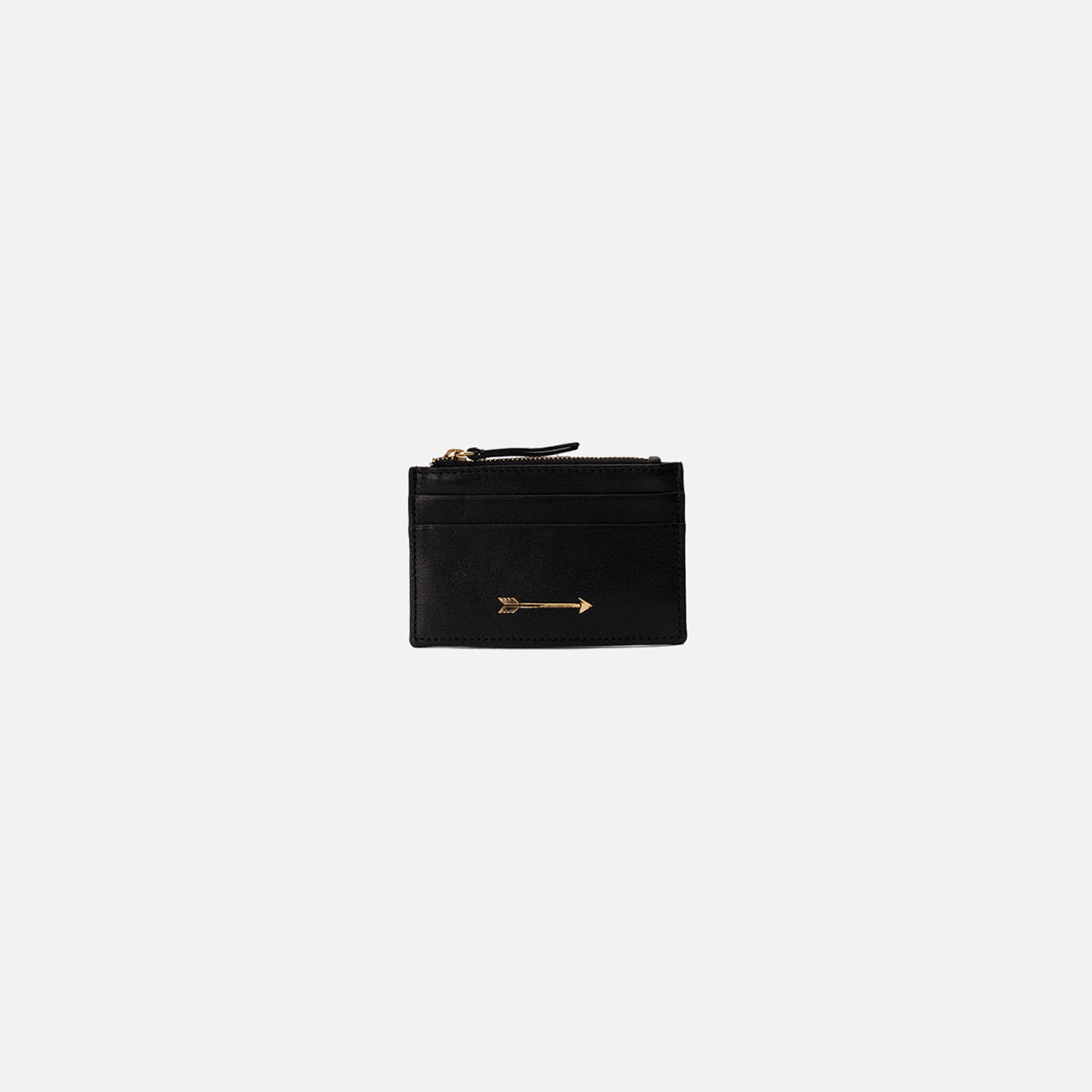 Tarjetero Zip Negro
