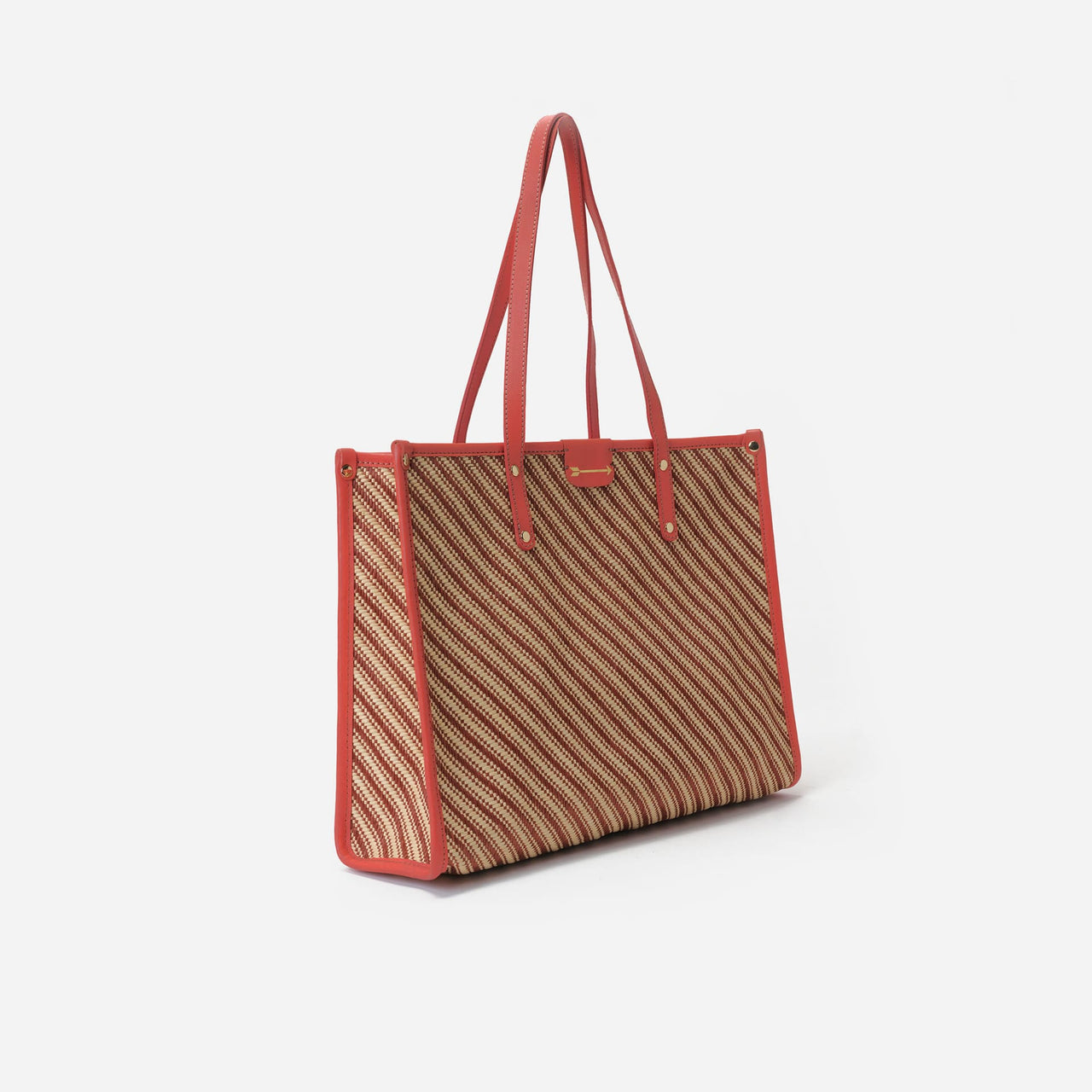 Tote Rafia Coral
