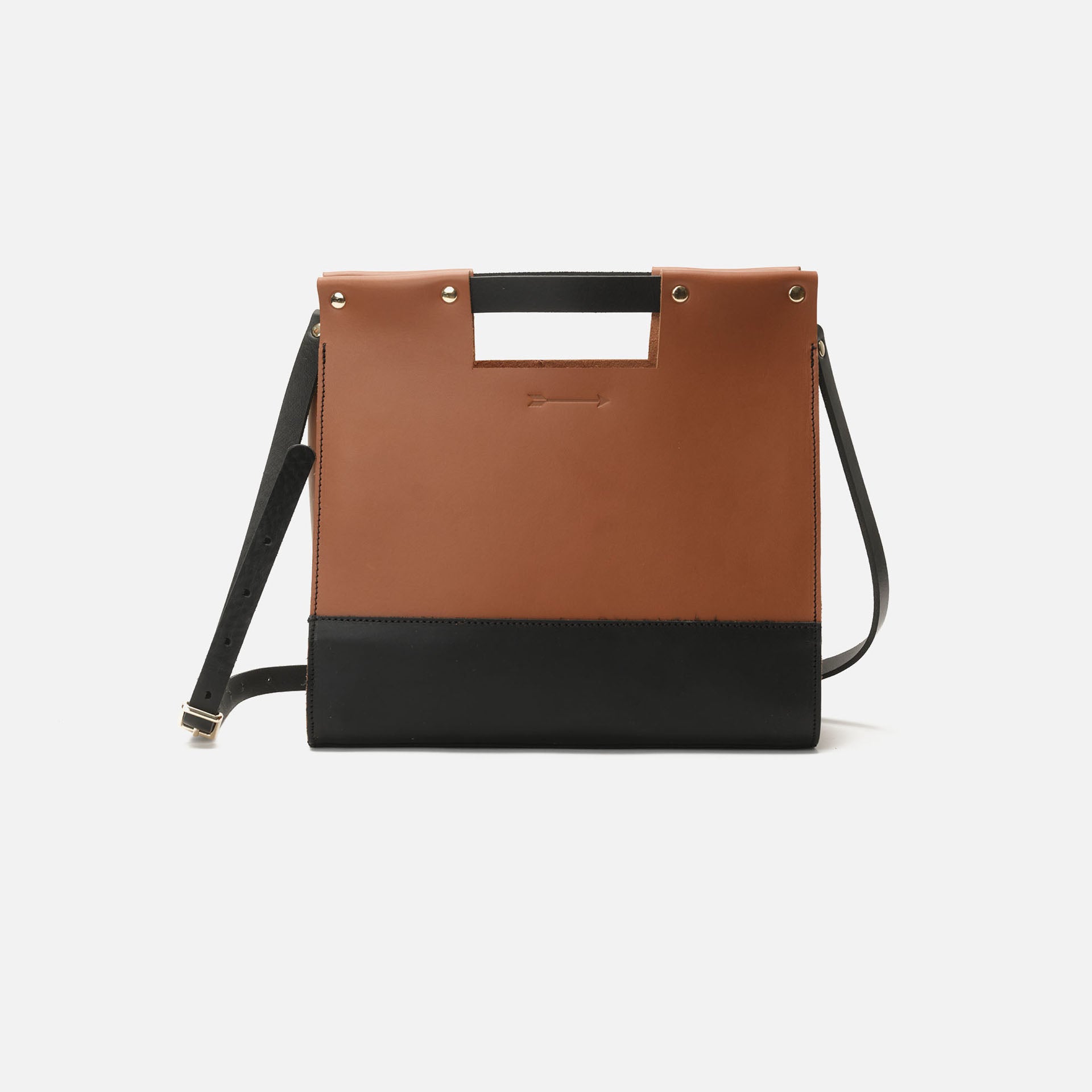 Alamo Satchel Tan Base Negra Tan