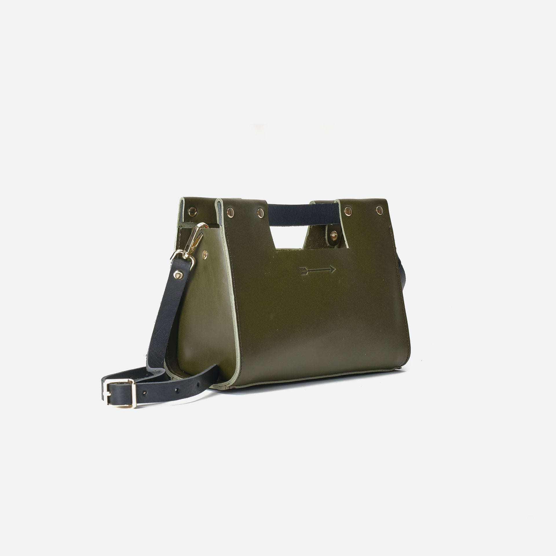 Alamo Satchel Small Oliva | Colección Chefff | Mercules