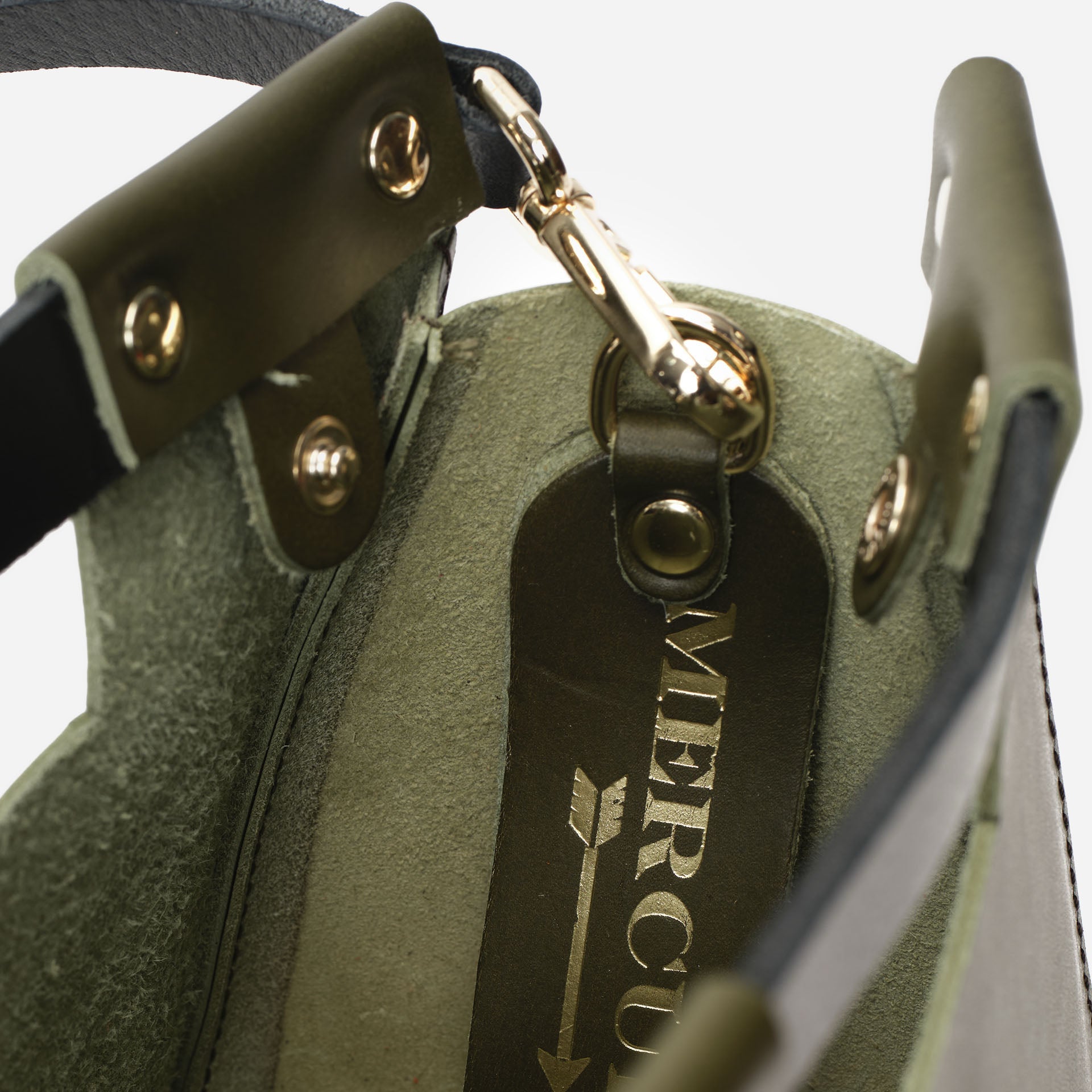 Alamo Satchel Small Oliva | Colección Chefff | Mercules