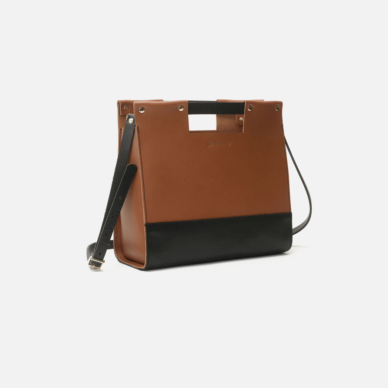 Alamo Satchel Tan Base Negra Tan