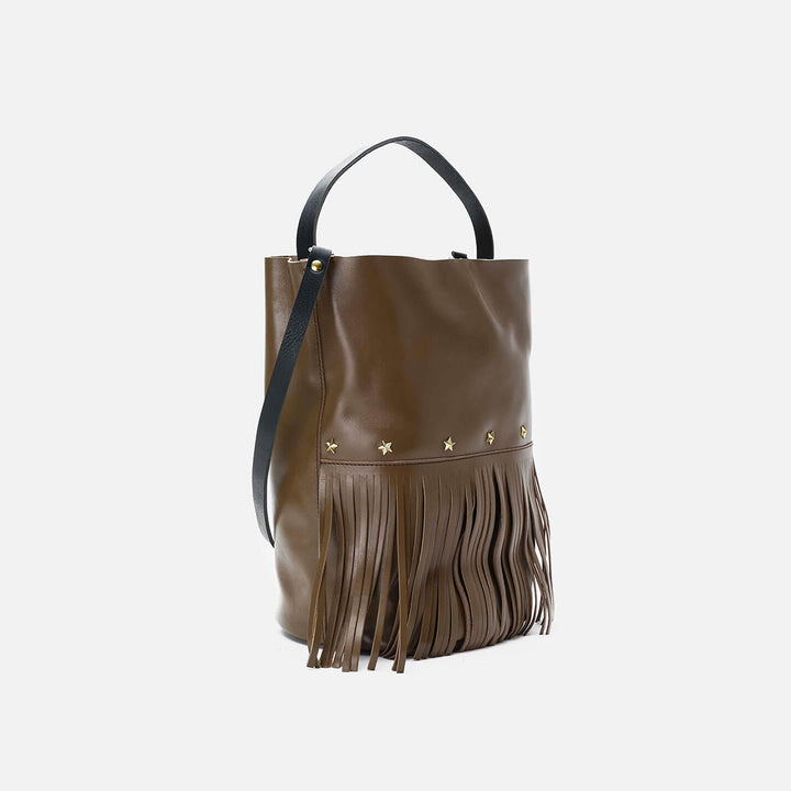 Bucket Fringes Olive