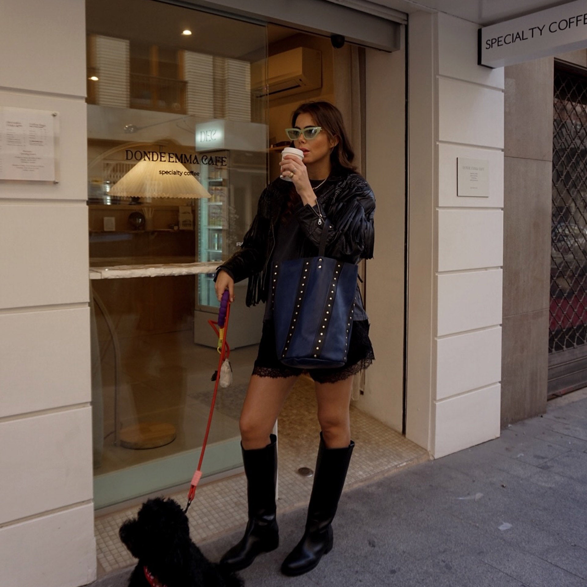 Bucket Twist Night Blue y Negro