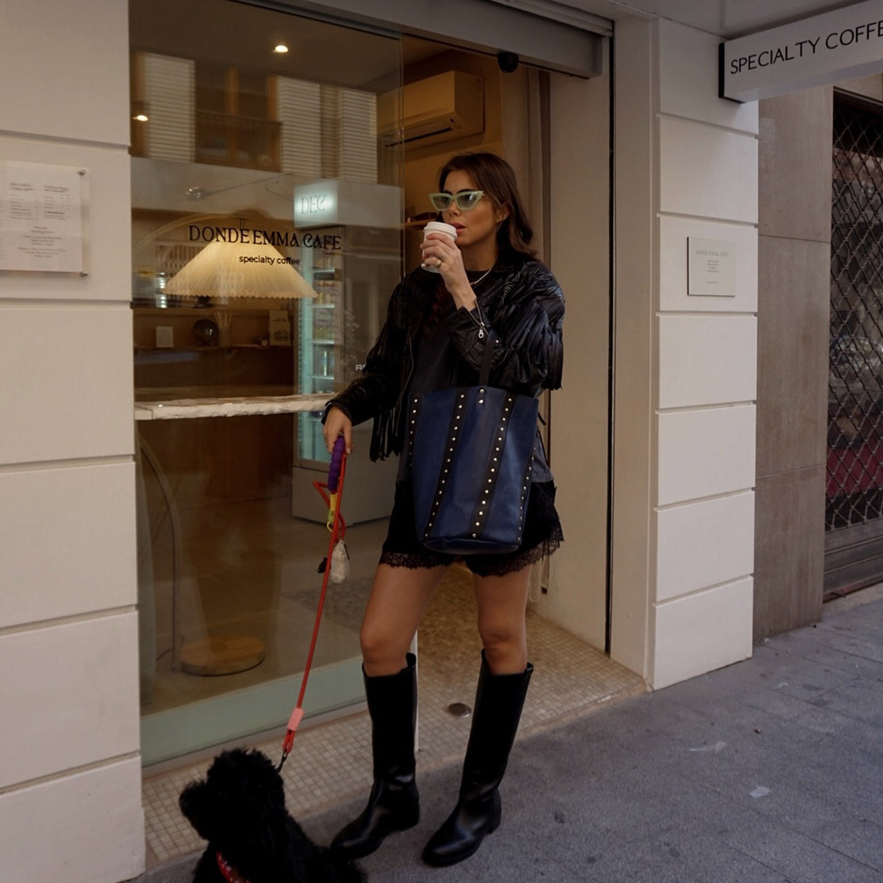 Bucket Twist Night Blue y Negro