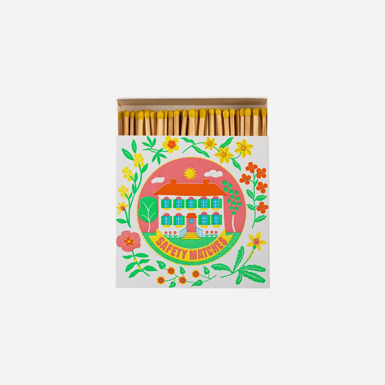 Caja cuadrada de cerillas Home Safety