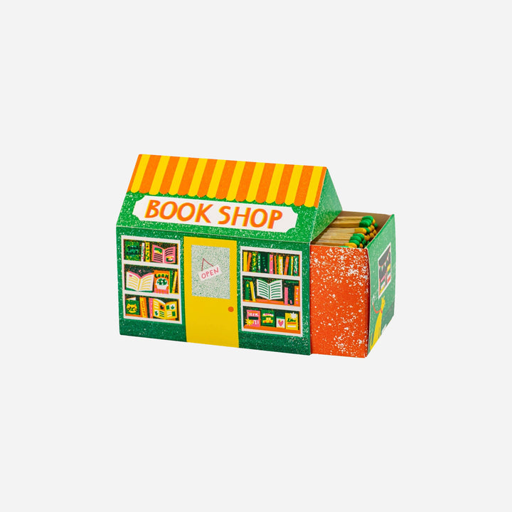 Cerillas casita Bookshop