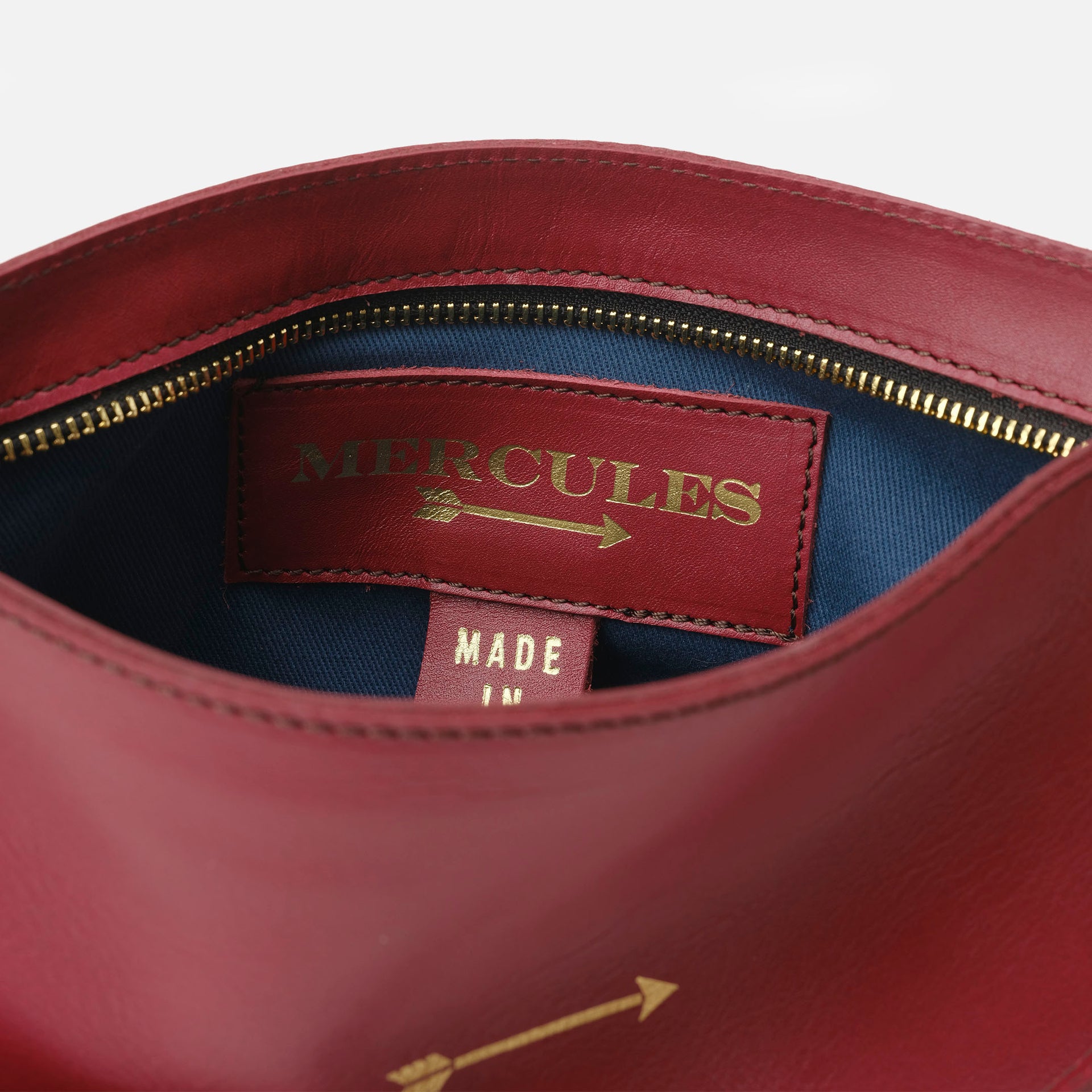 Carri Burdeos | Bolso pequeño de piel | Mercules