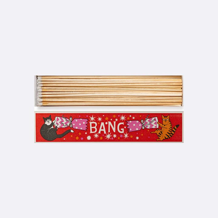 Caja alargada de cerillas Cracker Cats