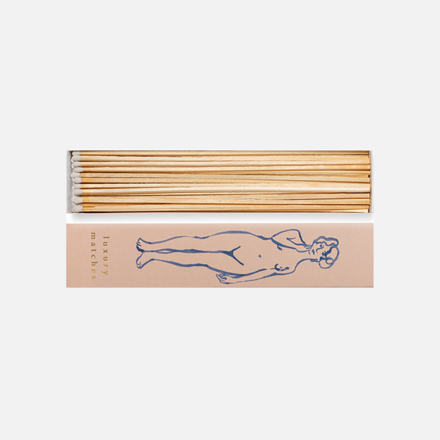 Caja alargada de cerillas Nude Luxury