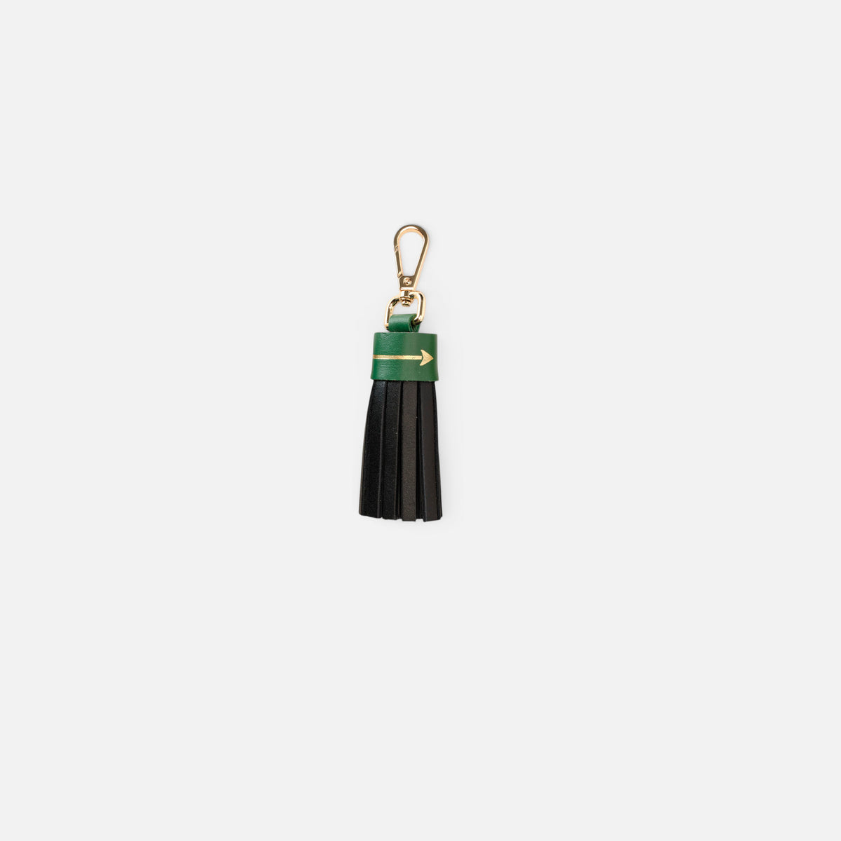 Llavero flecos multicolor Black & Green