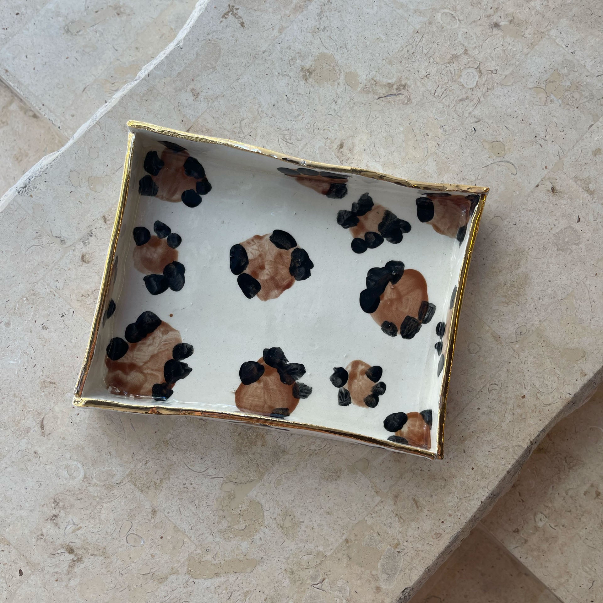 Bandeja print leopardo