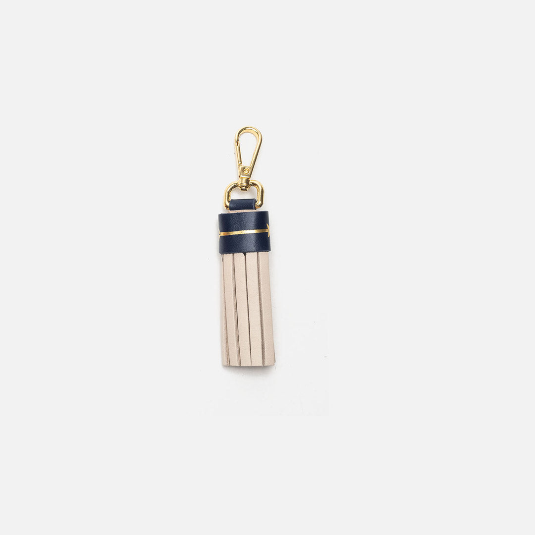 Llavero flecos multicolor Bone y Night Blue