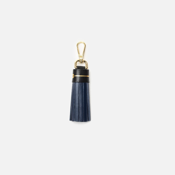 Llavero flecos multicolor Night Blue y Negro