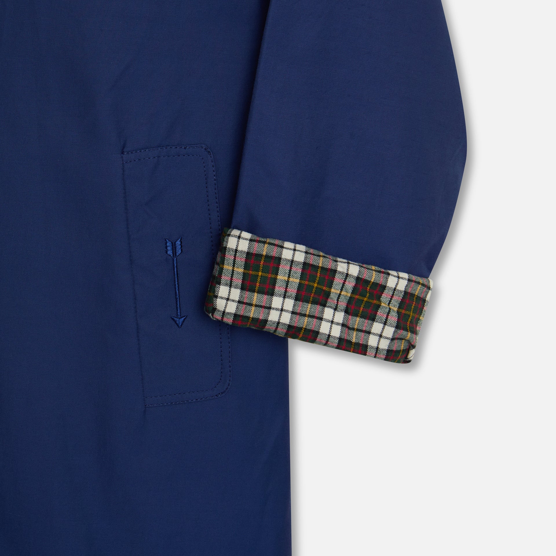 Gabardina azul