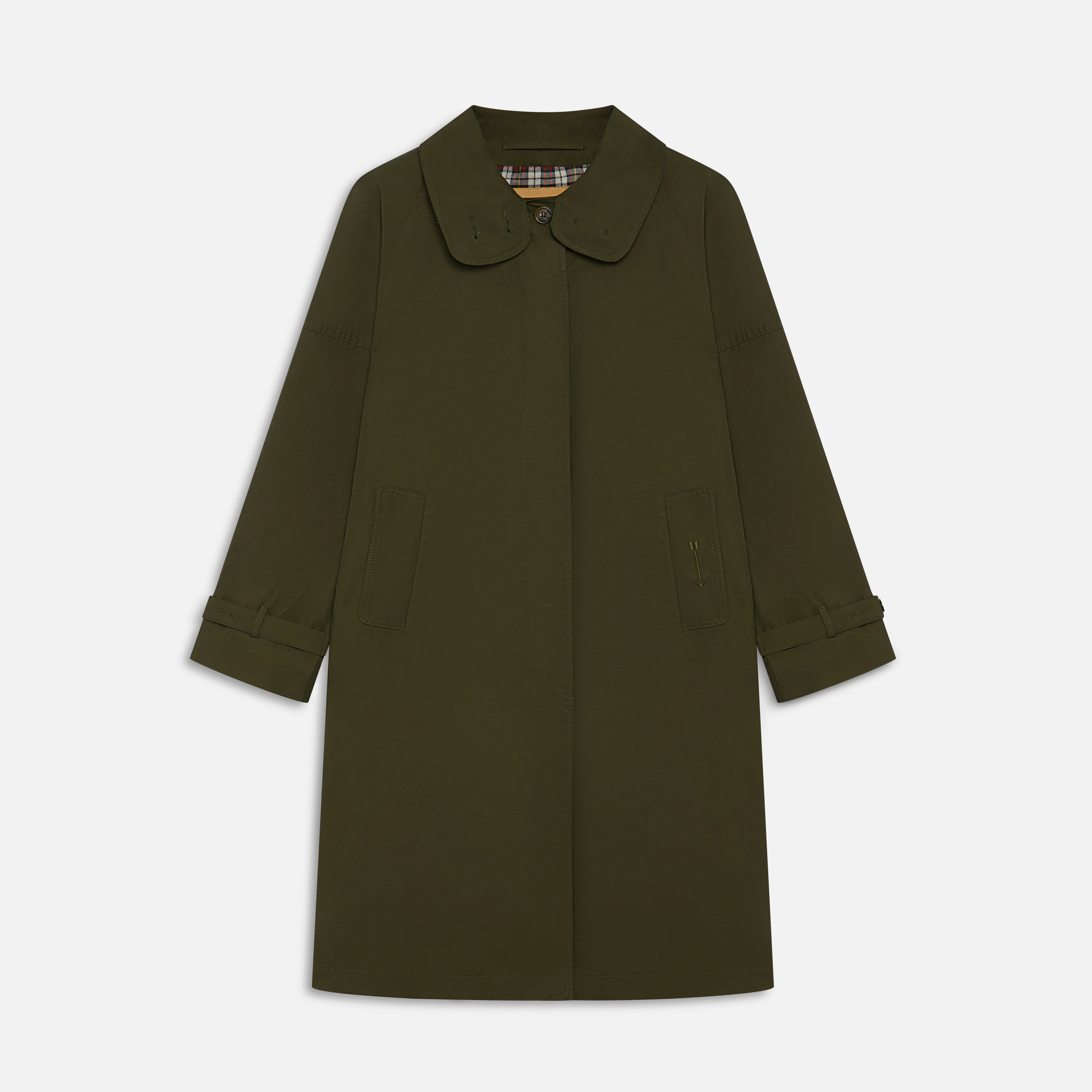 Olive Trench Coat | Clothing Collection | Mercules