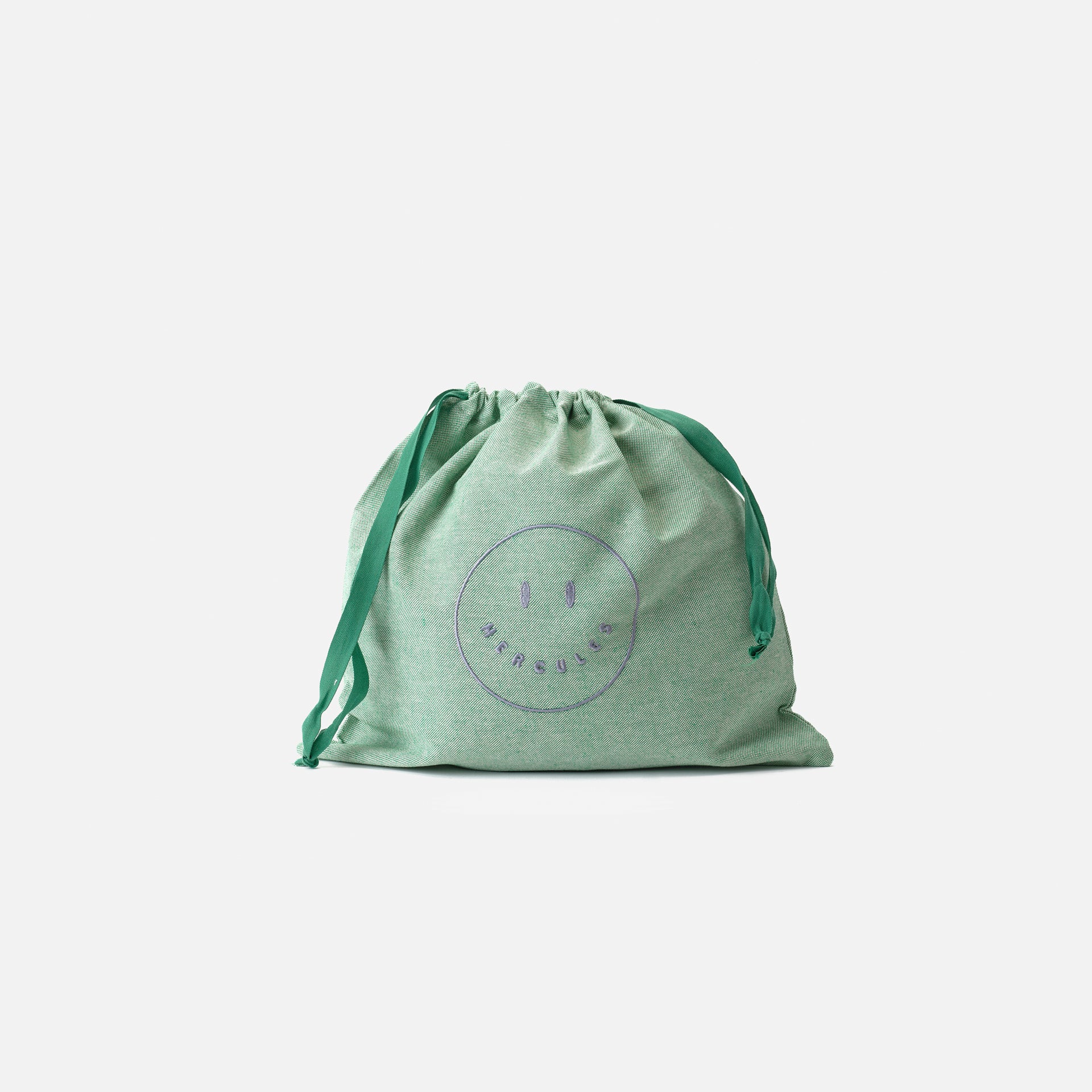 Funda bordada Smiley Verde