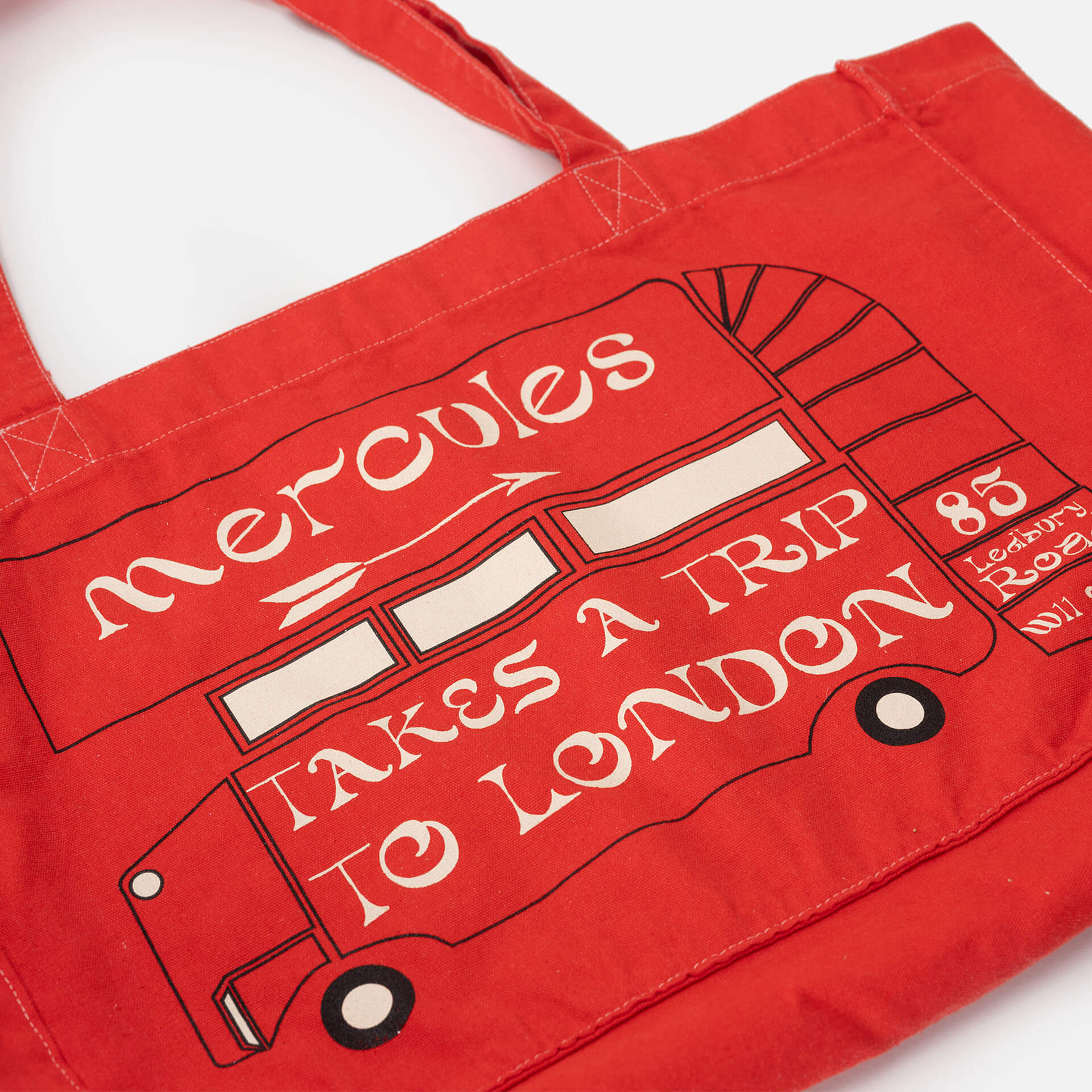 Canvas tote London Bus