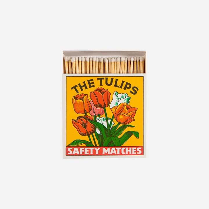 Caja cuadrada de cerillas The Tulips Matches