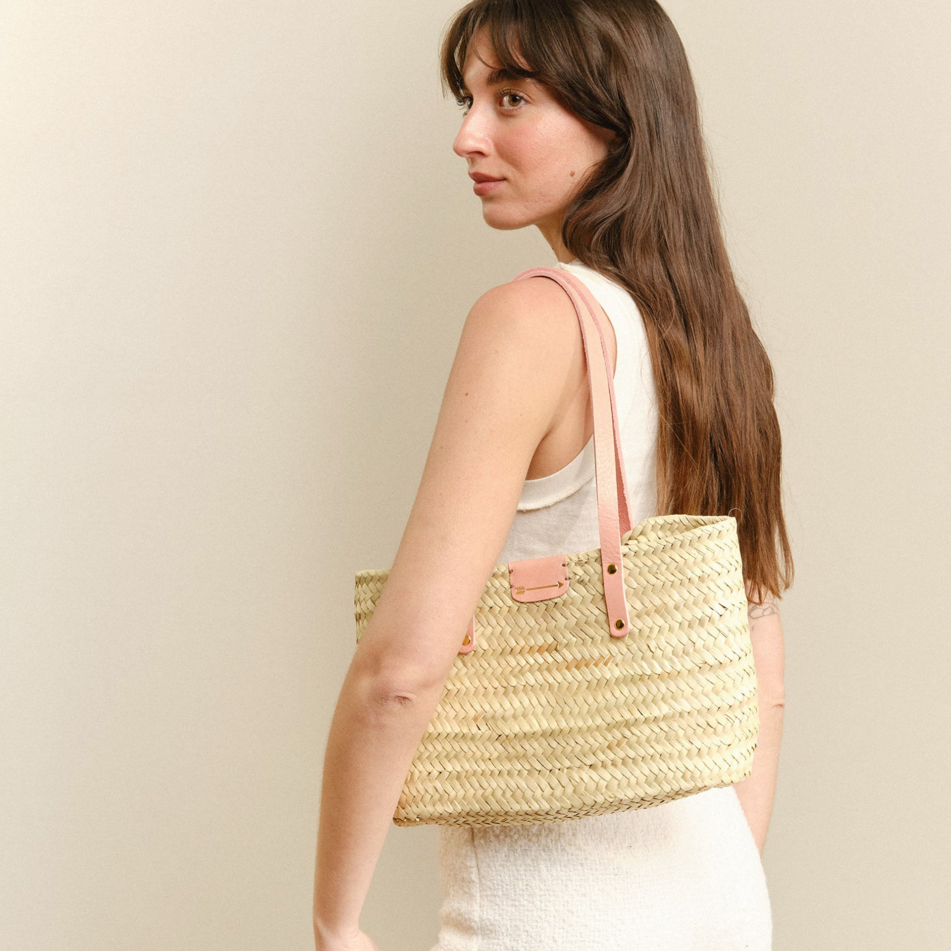 Twiggy Basket Rosa