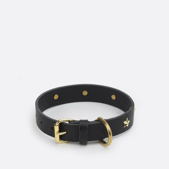 Collar perro stars negro