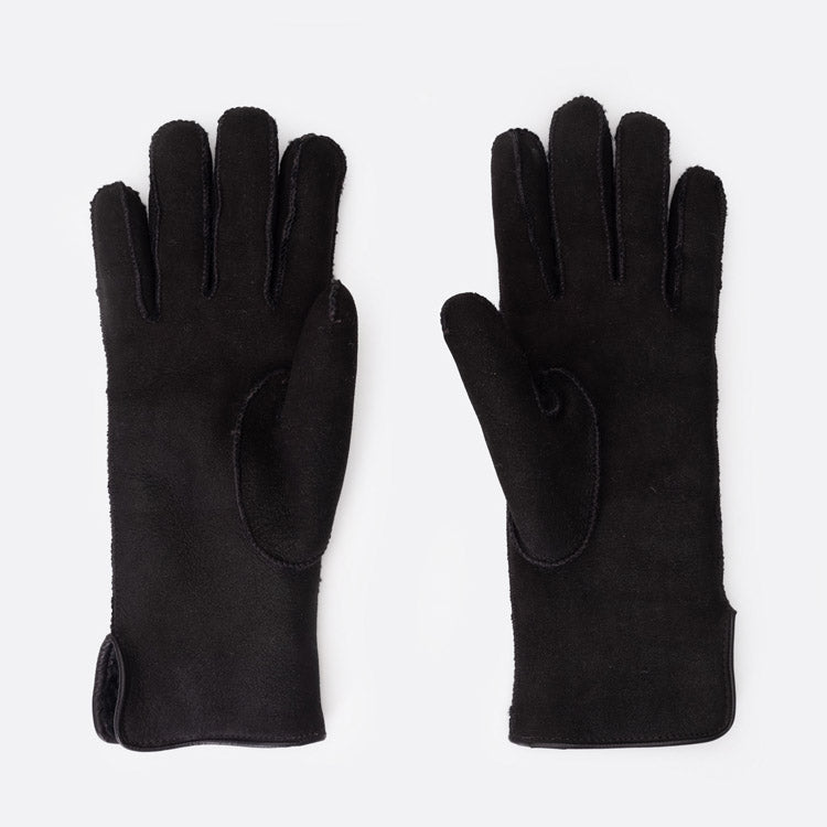 Guantes de piel negros