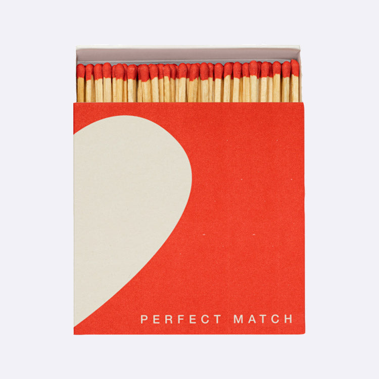 Caja cuadrada de cerillas Perfect Match